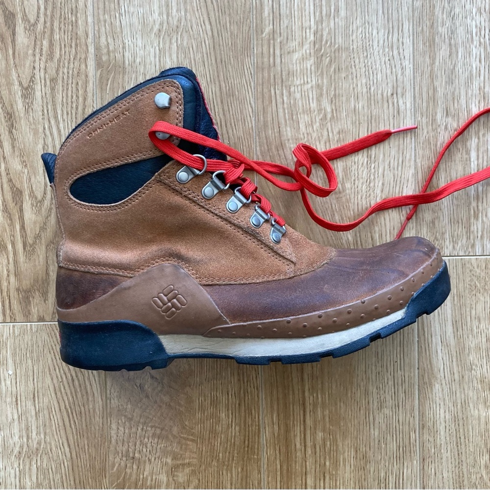 COLUMBIA Classic Oiled Leather Ankle Height Unisex Hiking/ Work Boots